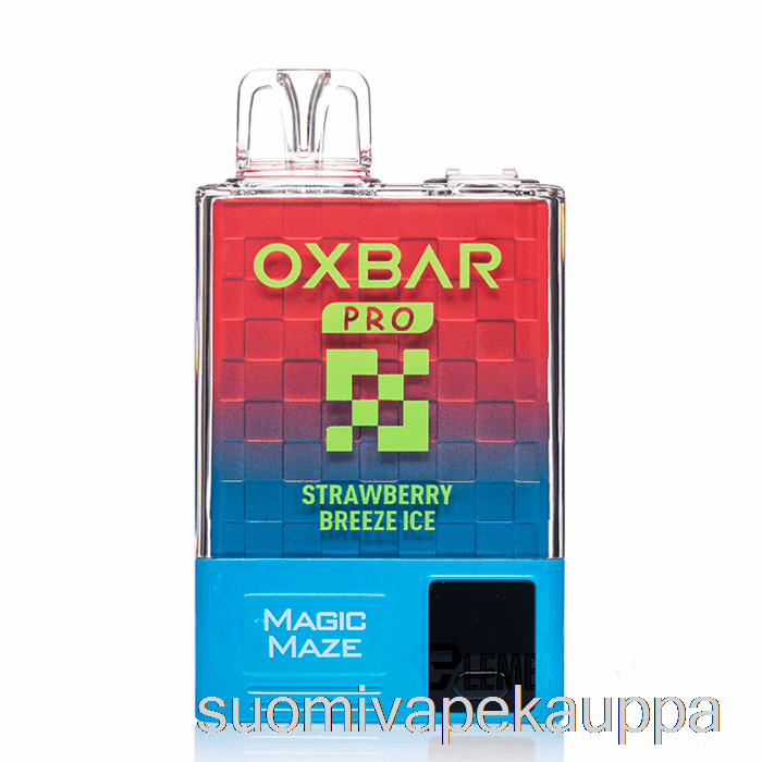 Vape Box Oxbar Magic Maze Pro 10000 Kertakäyttöinen Mansikka Breeze Ice - Pod Mehu